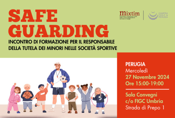 SAVEGUARDING: INCONTRO DI FORMAZIONE PER IL RESPONSABILE  DELLA TUTELA DEI MINORI NELLE SOCIETÀ SPORTIVE